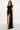 Off-Shoulder Ruched Slit Gown