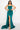 Cowl Neck Draped Slit Gown