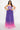 Strapless Ombre Ruffle Corset Gown