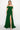 Emerald Sparkle Drape Gown