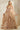 Mocha Ruffle Tulle Corset Gown