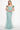 Seafoam Sparkle Feather Gown